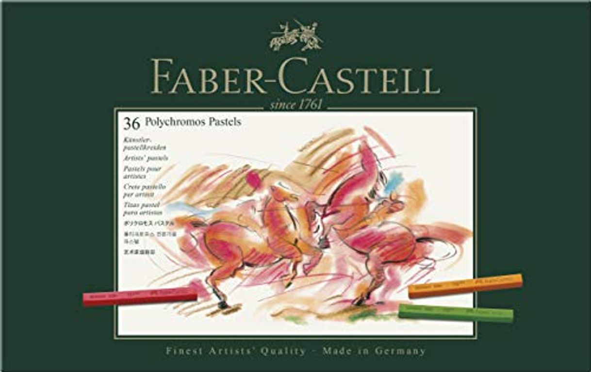 Products Faber-Castell 128536 - Estuche de cartón con 36 tizas pastel polychromos