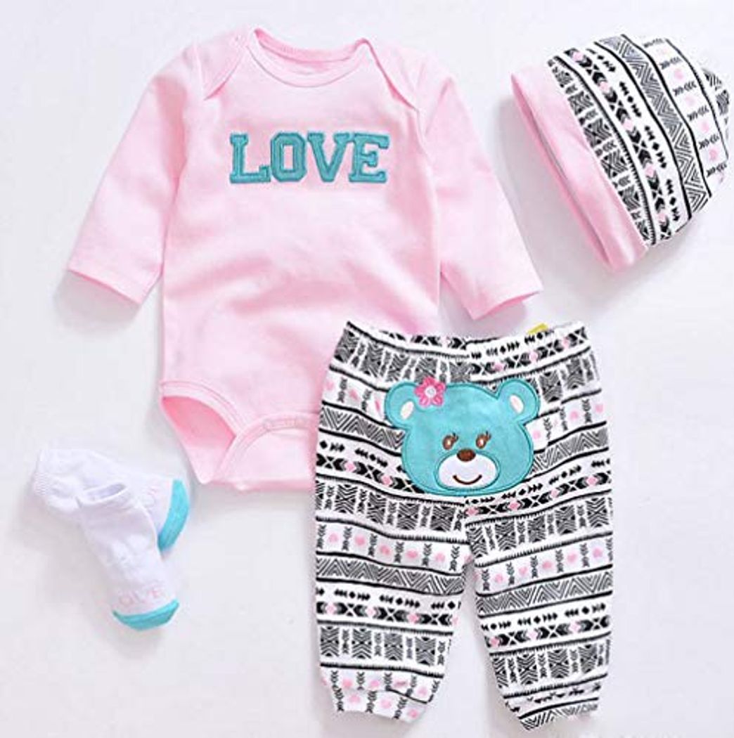 Productos LLX Moda Ropa De Bebé Recién Nacido Reborn Baby Girl Doll Ropa