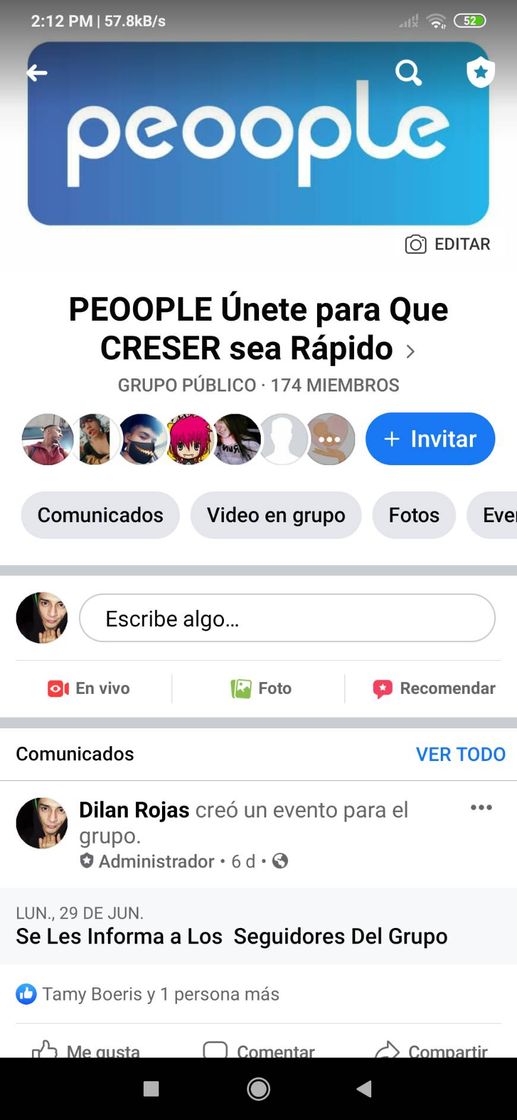 App Grupo de PEOOPLE para conseguir más seguidores entrá al link