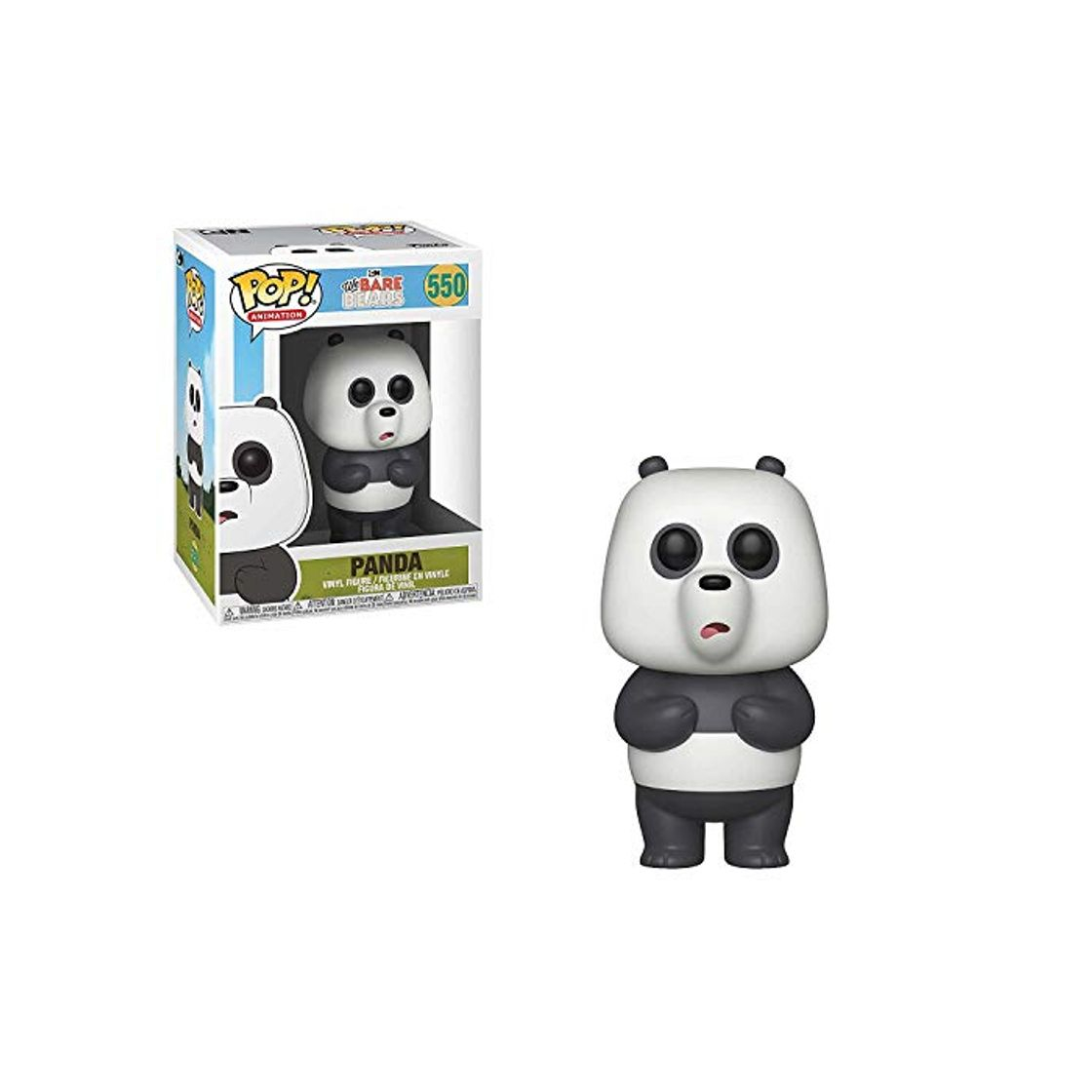 Juego Funko- Pop Vinilo: We Bare Bears: Panda Figura Coleccionable, Multicolor