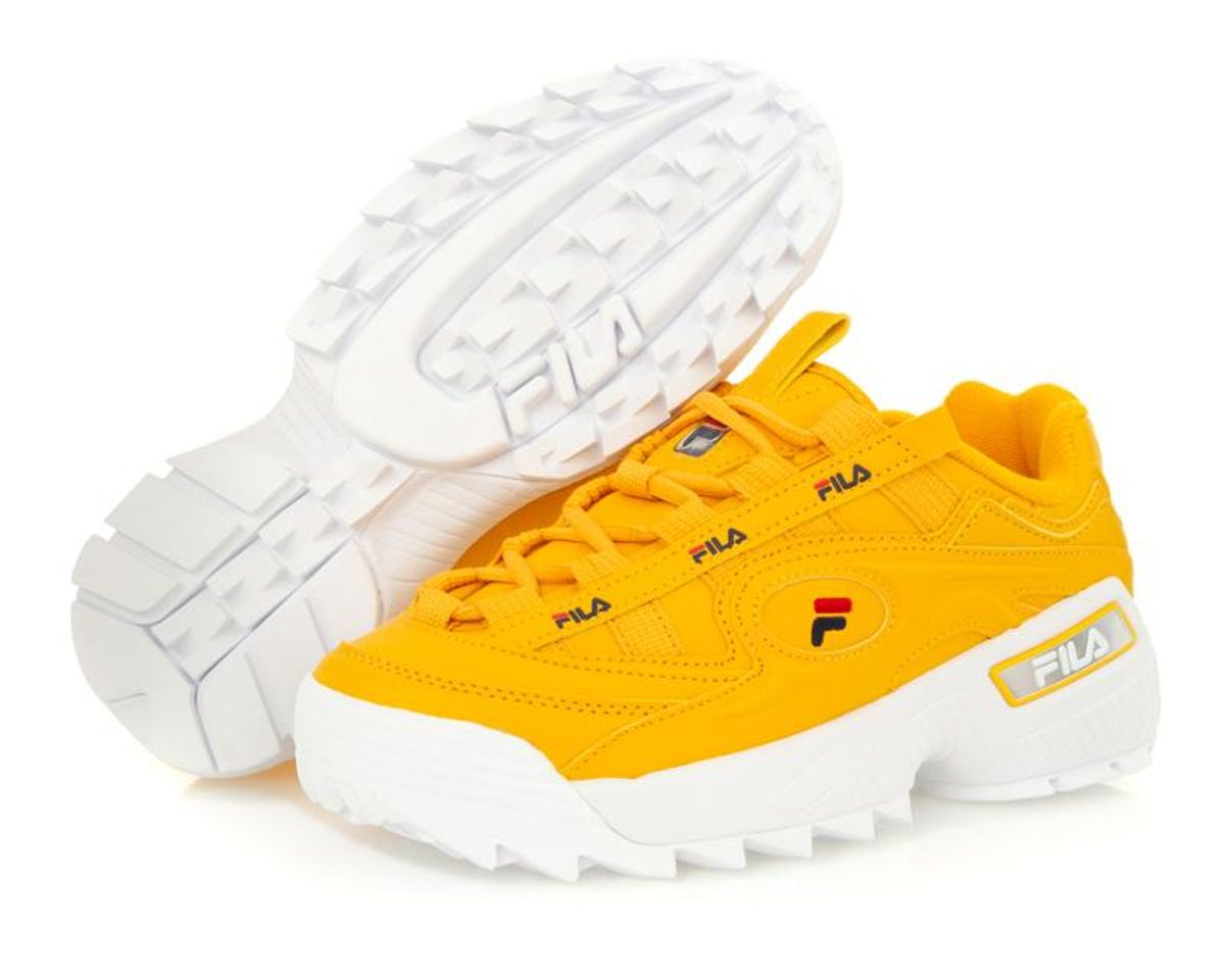 Fashion Tenis FILA D-Formation color Amarillo para Mujer