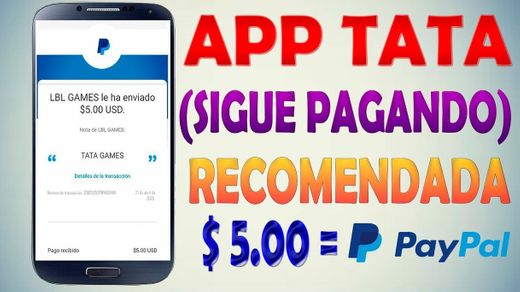 Tata app para ganar dinero a paypal COMPROBANTE DE PAGO ...