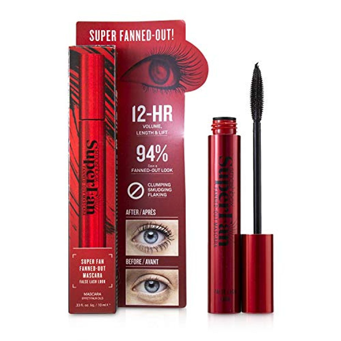 Product Smashbox Mascara SuperFan Da Longitud Moderna De 12 horas -