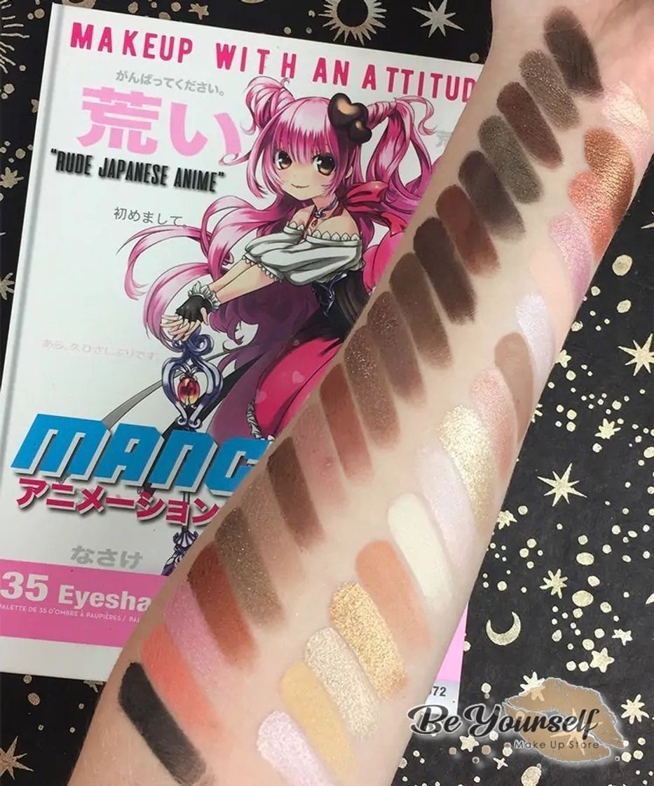 Fashion Paleta de Sombras Manga Anime Rude Cosmetics