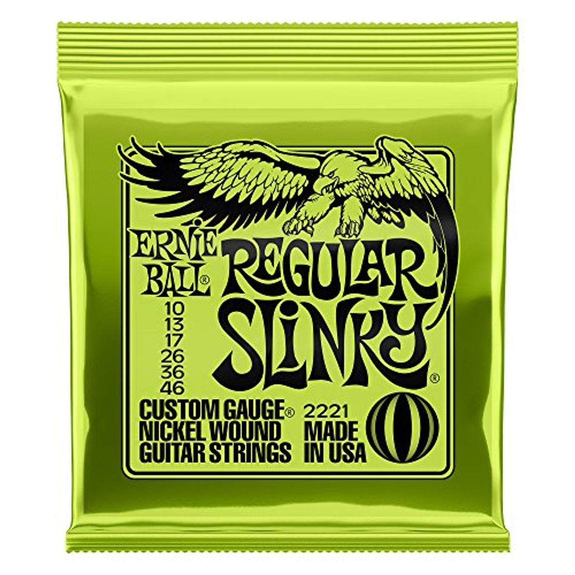 Electrónica Ernie Ball Slinky 2221 - Juego de cuerdas para guitarra eléctrica