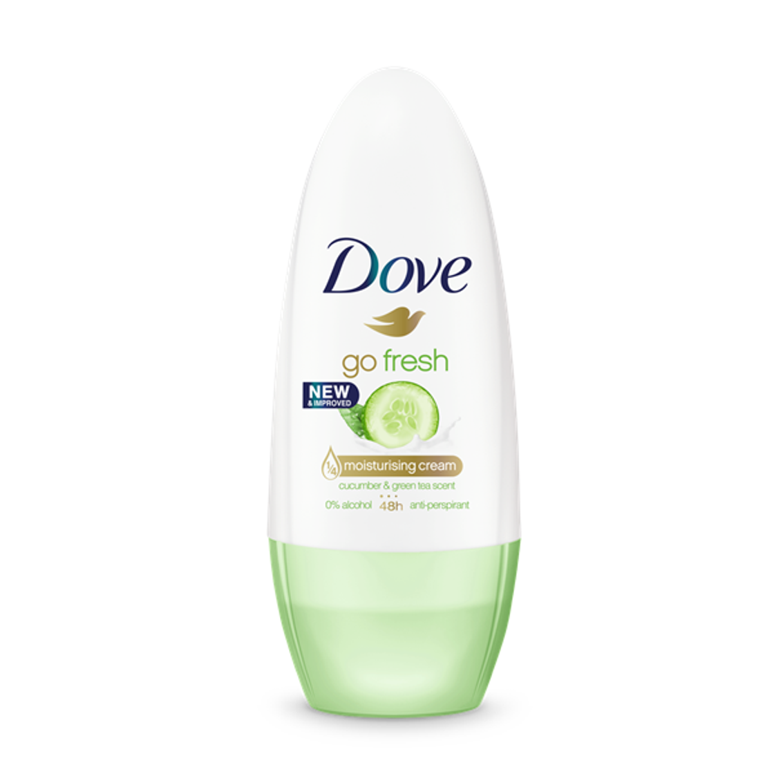 Social Dove - Desodorante Go Fresh Antitranspirante Roll On para Piel Sensible Té