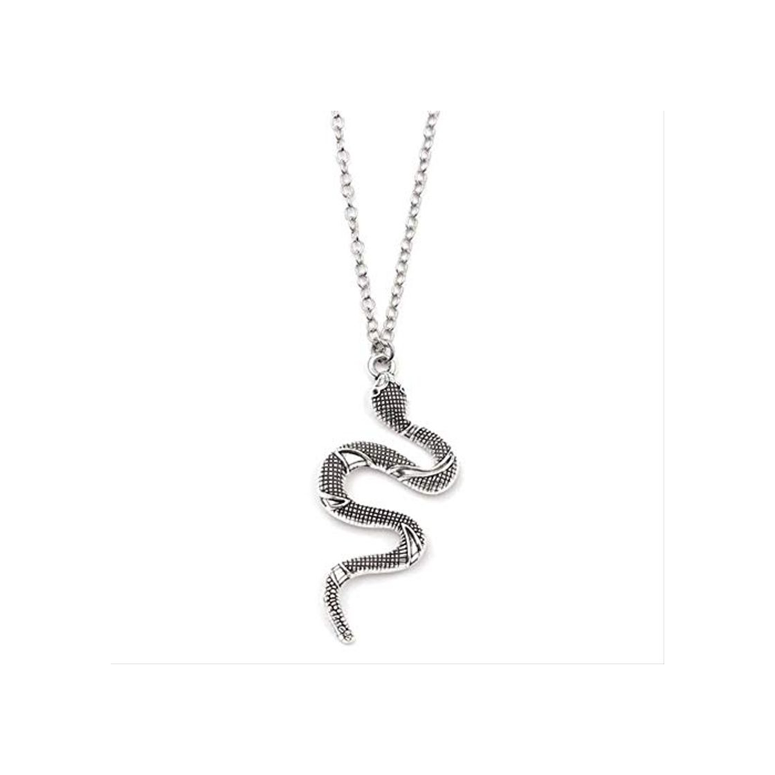 Fashion Mujeres Hombres Serpiente Víbora Cobra Colgante Collar de Cadena Corta Collar Aleación Animal Joyería