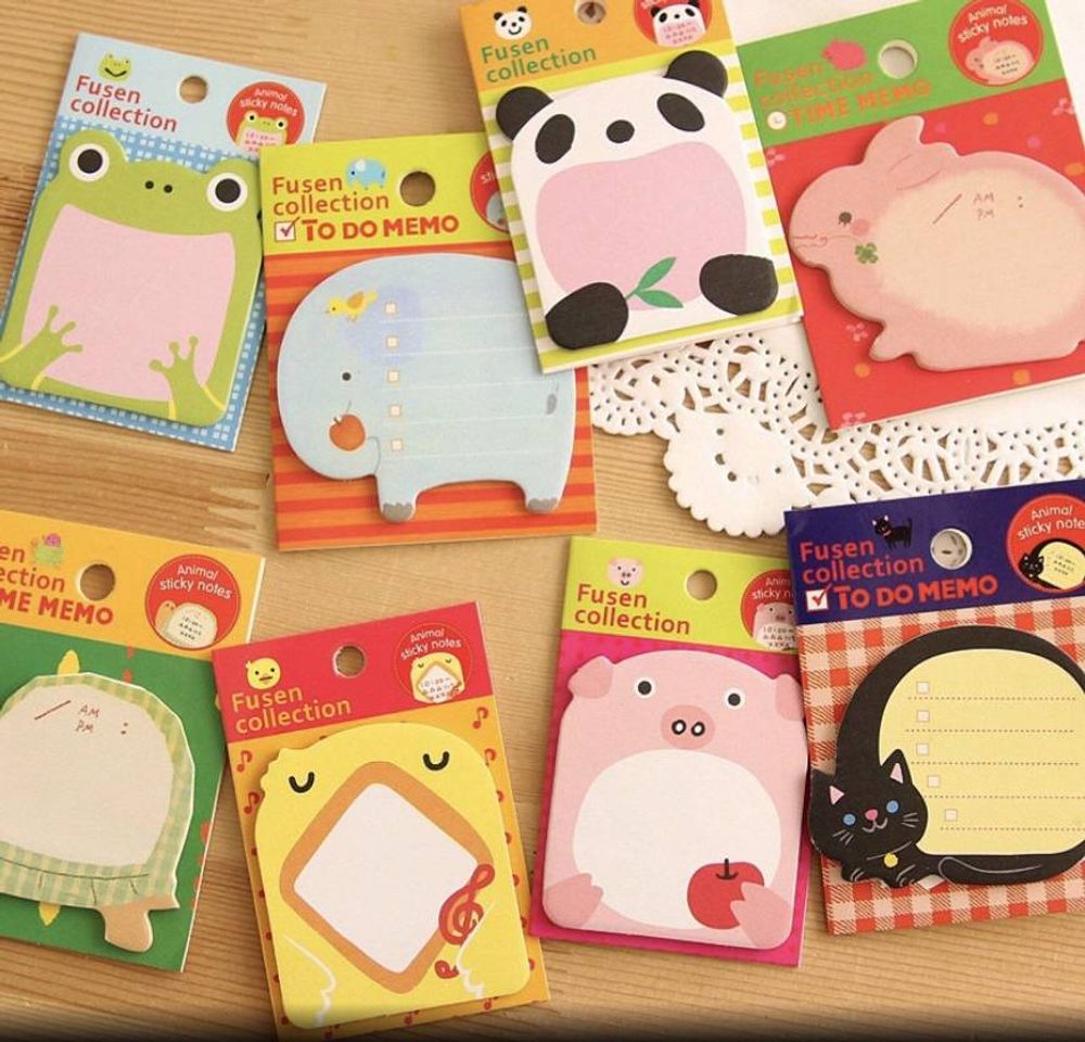 Fashion Animal Sticky Notes - Fusen Collection