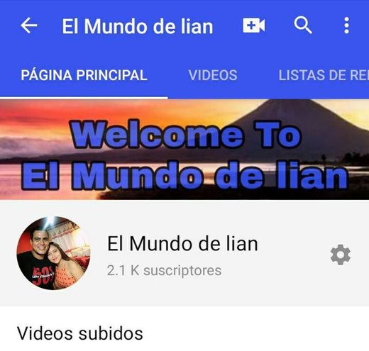YouTube- El Mundo de lian