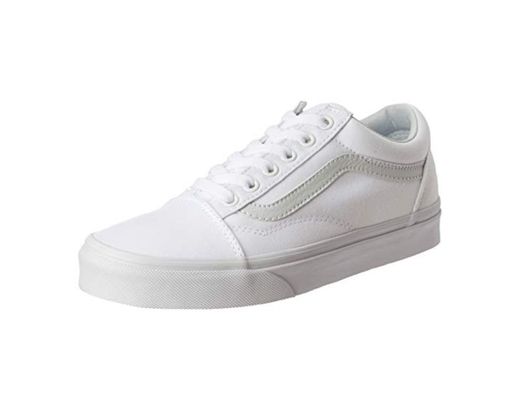 Vans Old Skool, Zapatillas Unisex Adulto, Blanco