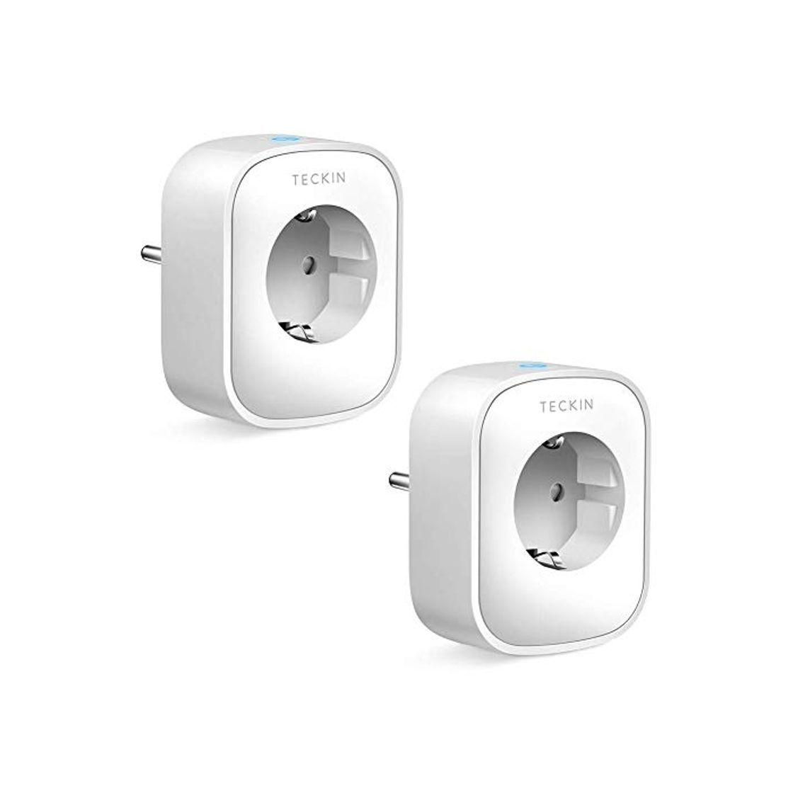 Social Enchufe Inteligente Wifi, Teckin Inalámbrico Smart Mini Monitor de Energía del Zócalo