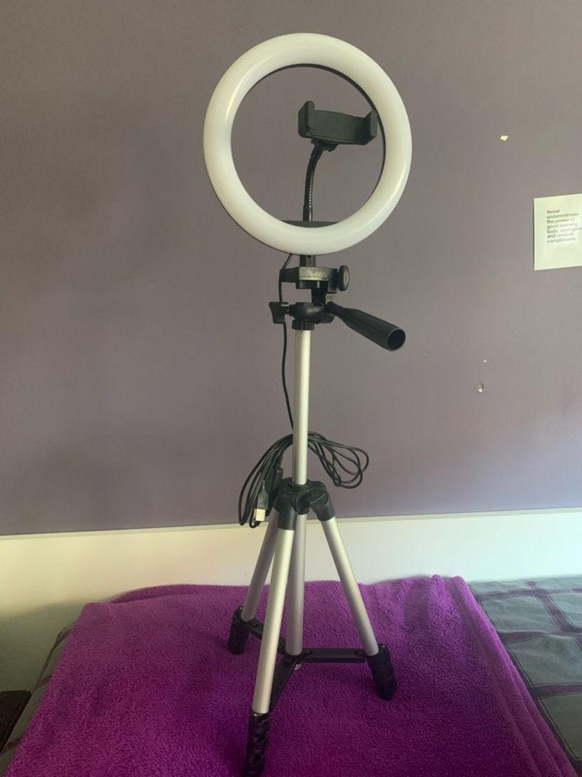Social Aro de luz con trípode 
