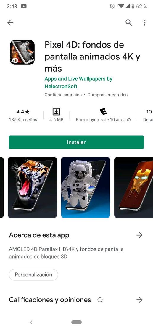 Social Wallpapers3d para tu celular