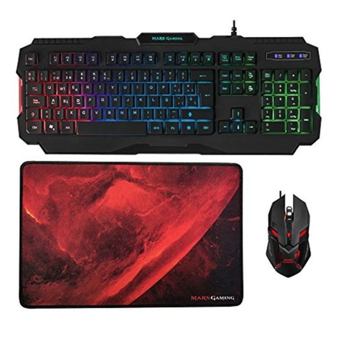 Social Mars Gaming MCP118 - Pack iluminación RGB de teclado