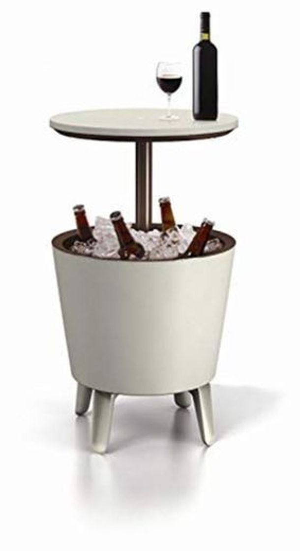 Social Keter Cool Bar -  Mesa nevera para exterior