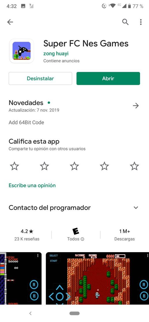 App La mejor app de videojuegos de los 90s