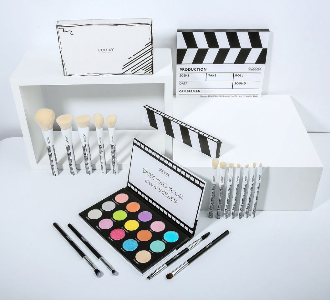 Moda 15 Color Scene Stealer Eye Shadow Palette & 4 PC Eye Makeup ...