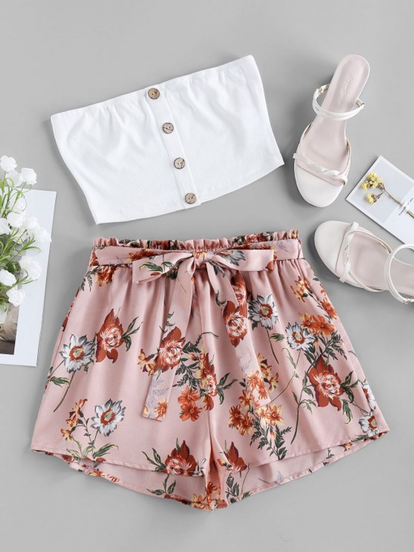 Social ZAFUL - Conjunto de dos piezas para mujer