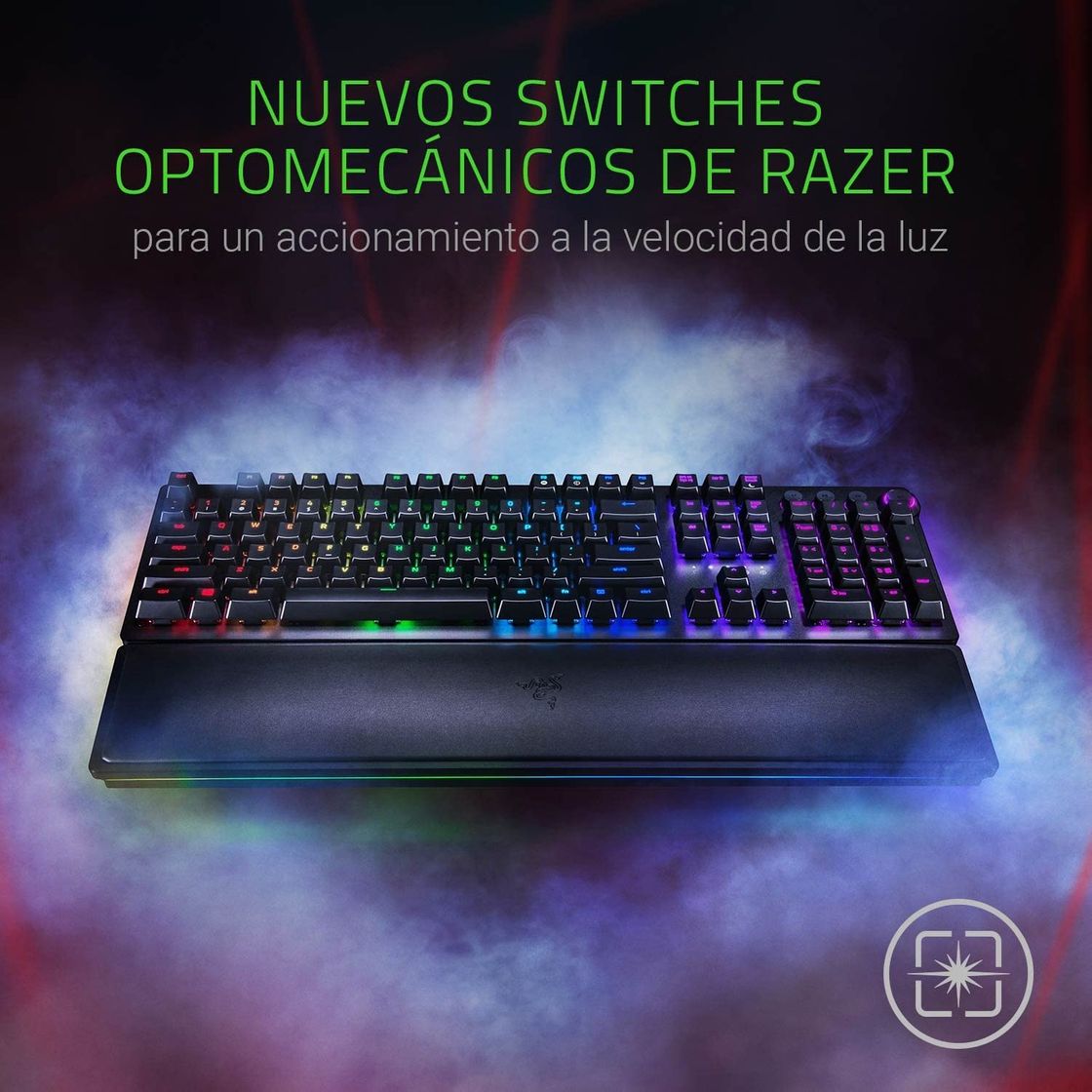 Electronic Razer Huntsman Elite - Teclado mecánico gaming con switches optomecánicos