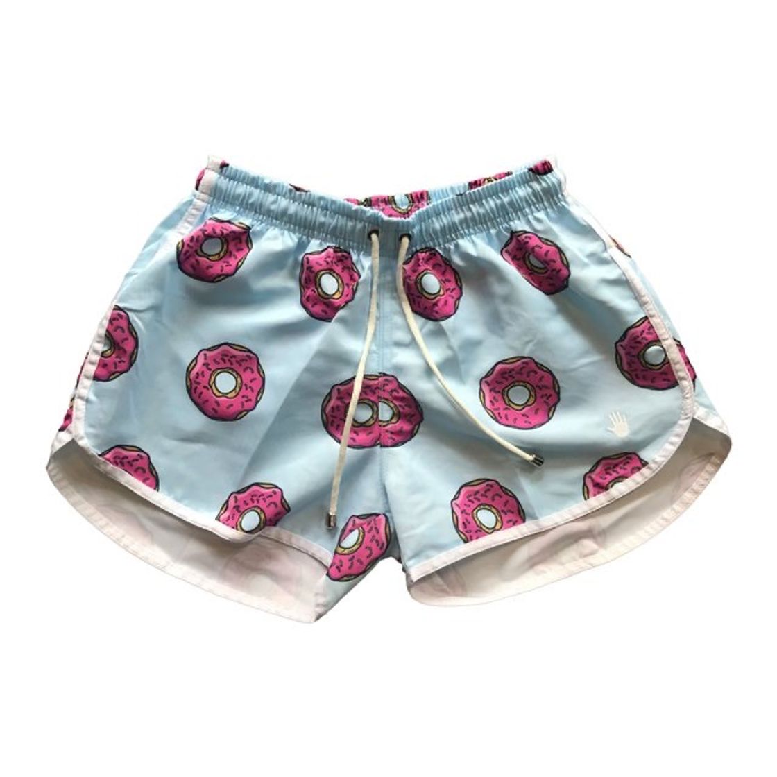 Moda 
SHORTS PREMIUM - ROSQUINHAS AZUL (FEMININO)