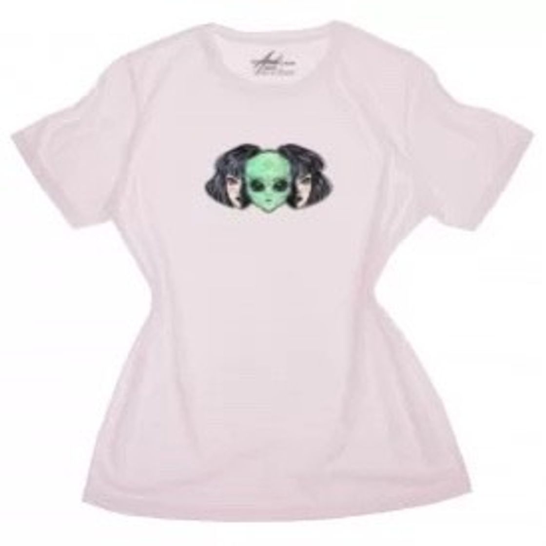 Moda Camiseta Disfarce do Alien - Rosa