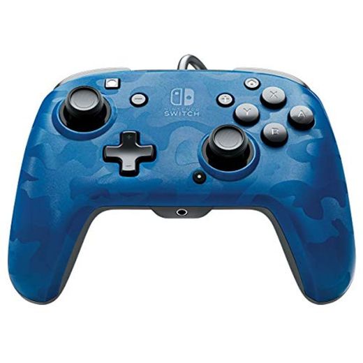 PDP - Mando Pro Deluxe Faceoff Chat Audio Camo Azul