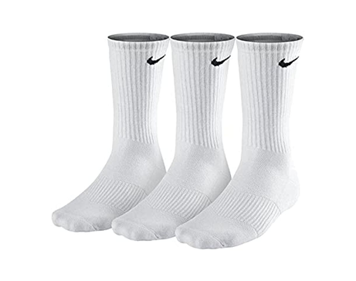 Product Nike Cushion Crew - Calcetines de Entrenamiento, 3 Pares, Hombre, Negro