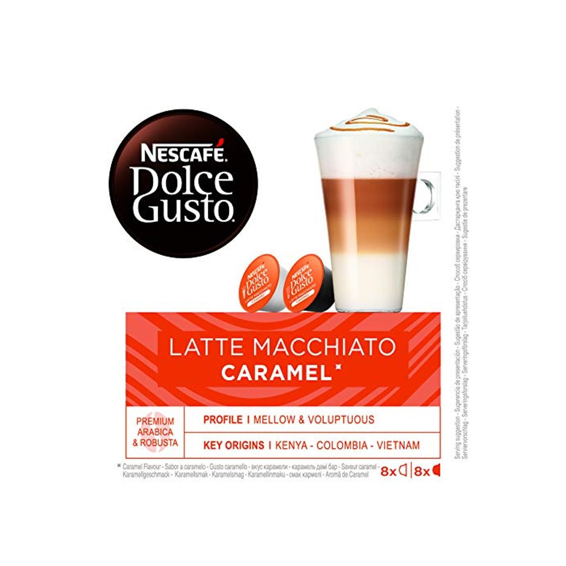 Producto NESCAFÉ Dolce Gusto Latte Macchiato Caramel