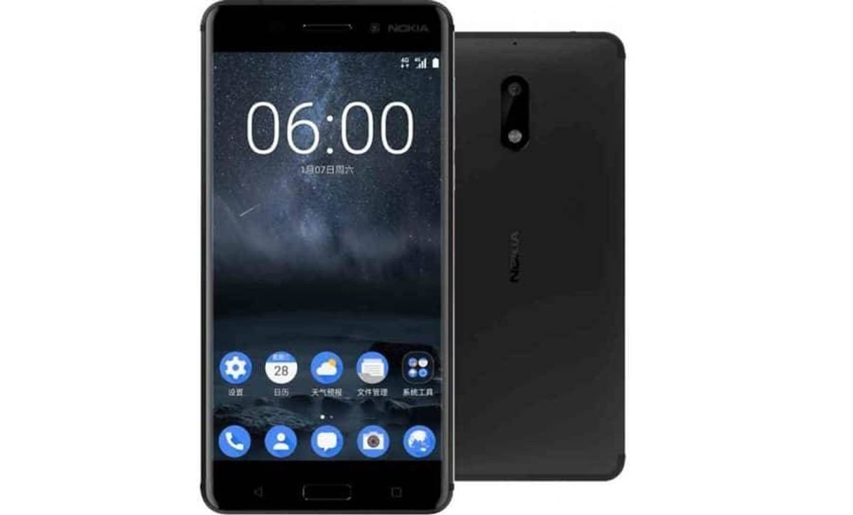 Electrónica Nokia 8 Sirocco 4G 128GB Negro - Smartphone