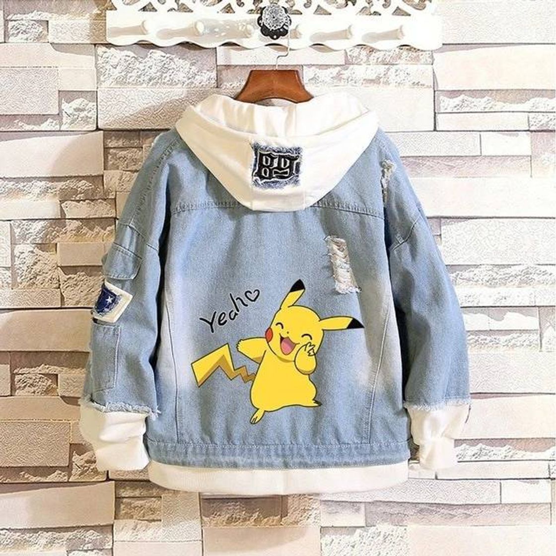 Moda Chaqueta Pikachu Anime Cute

