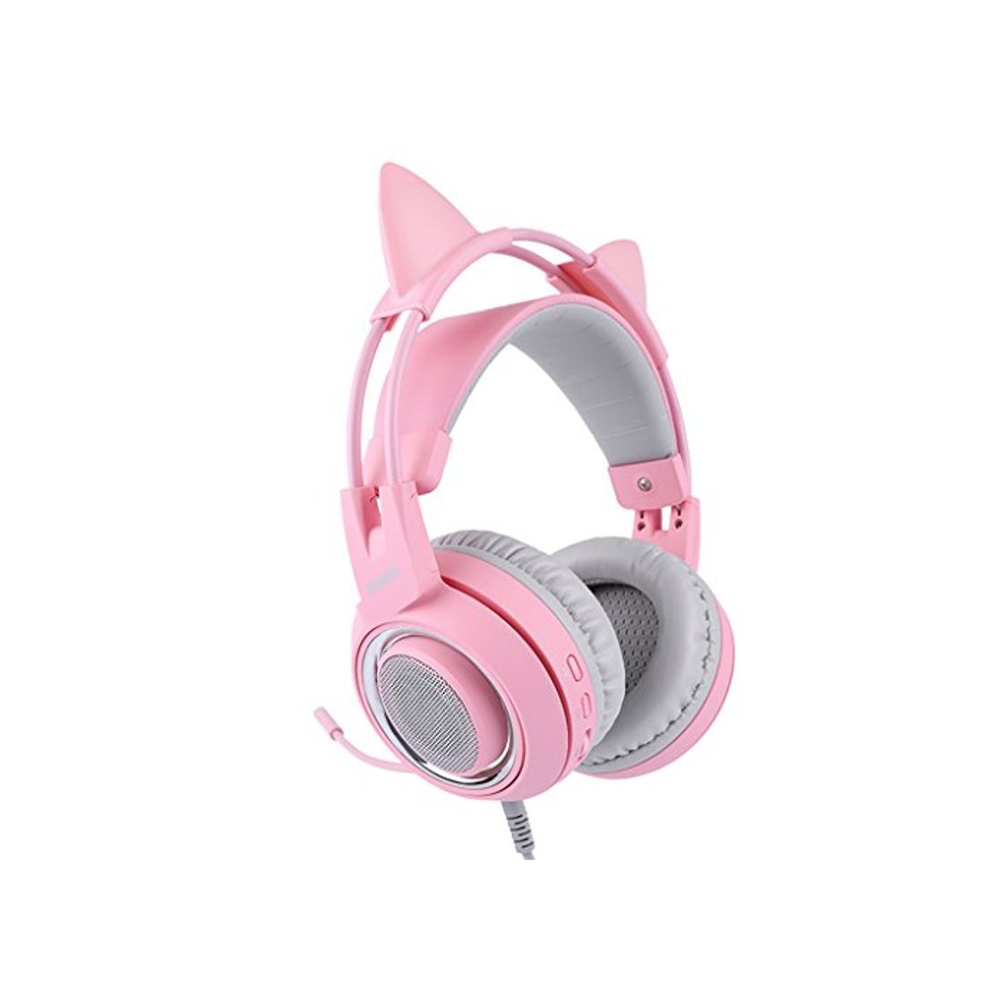 Producto JianMeiHome Gaming Headset Cute Cat Headset Gaming Headset Micrófono con cancelación de Ruido Auriculares