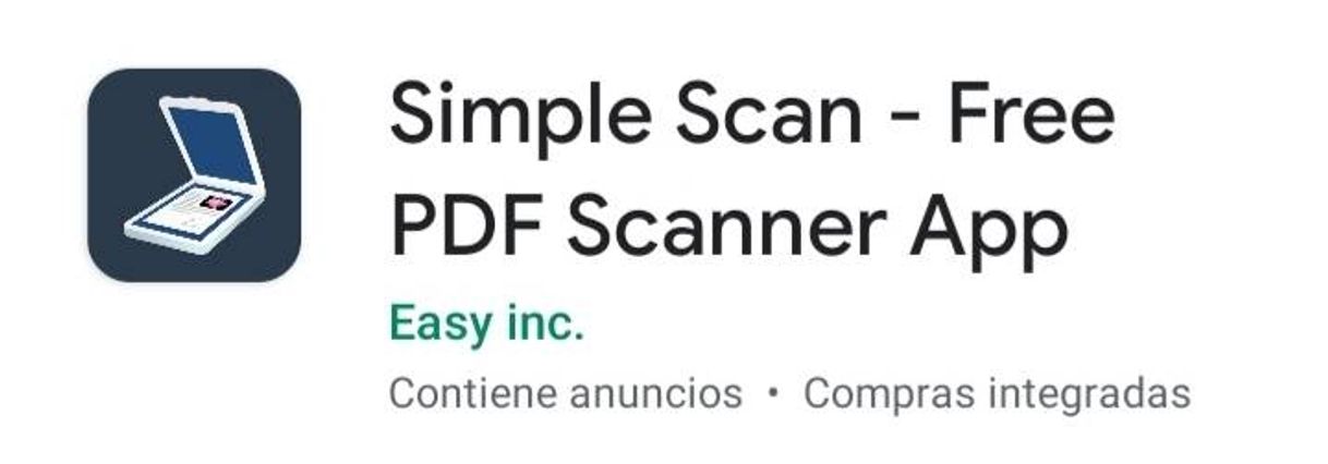 App Simple Scan