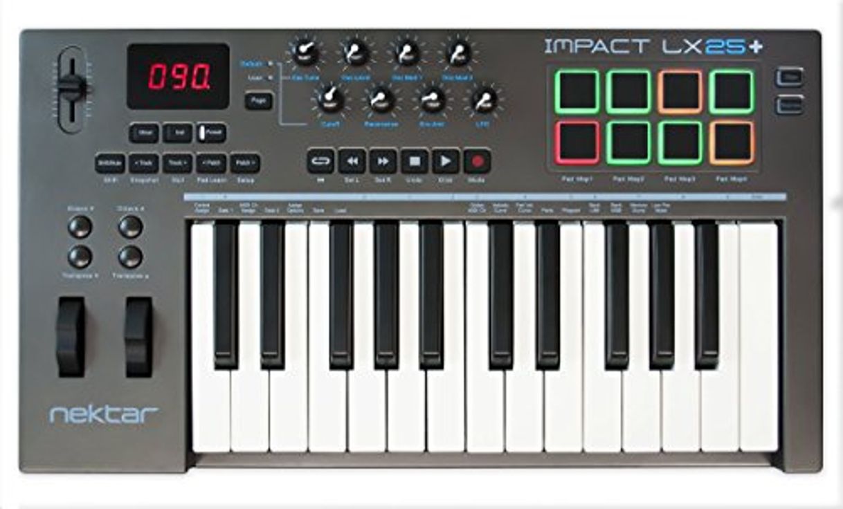 Product Nektar Impact LX 25+ - Teclado controlador USB midi de estudio