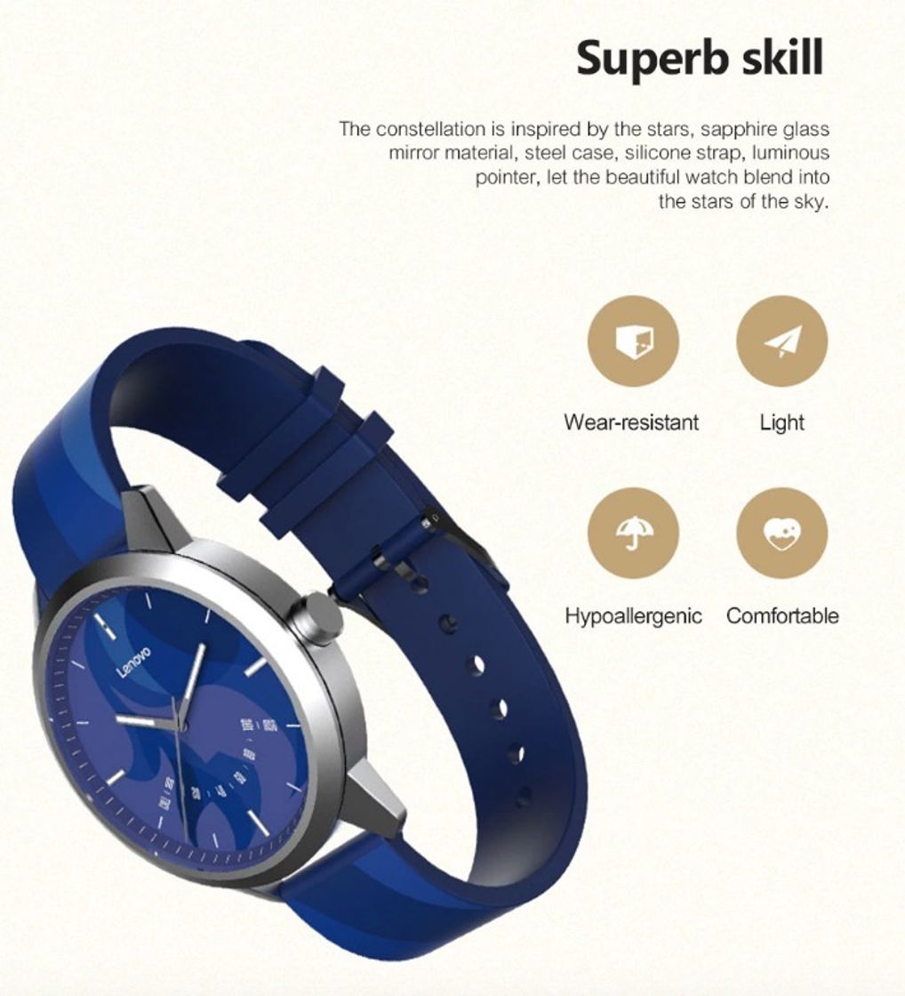 Lenovo constellation reloj híbrido