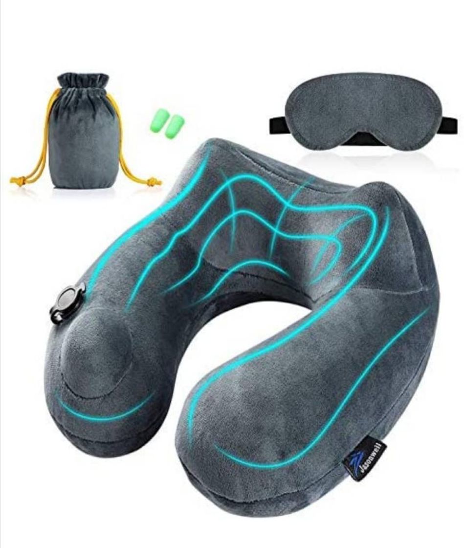 Product Almohada de viaje inflable relajante 