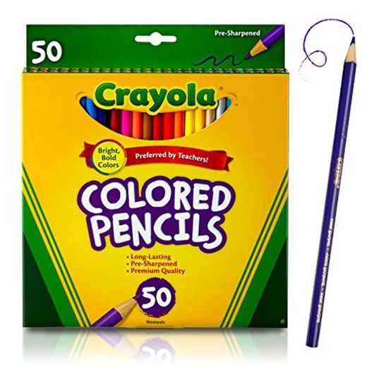 Crayola 50 lápices de colores