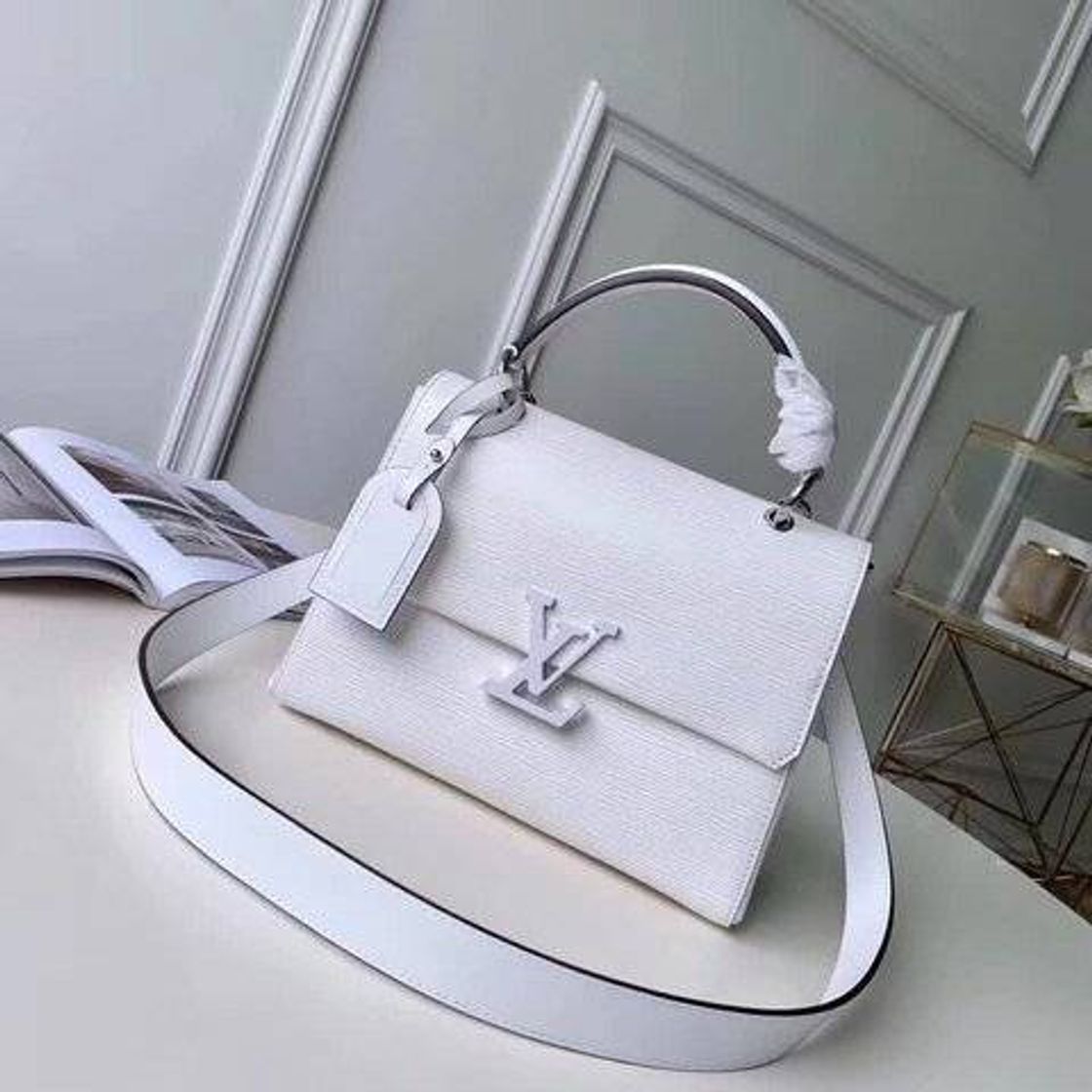 Moda Bolso LV blanco