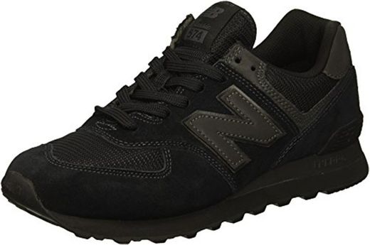 New Balance 574 Core Zapatillas Hombre, Negro