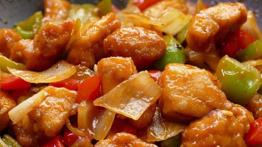 Pollo Agridulce chino facil y rapido ¡receta original!