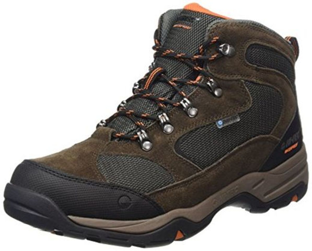 Fashion Hi-Tec Storm Waterproof, Botas de Senderismo para Hombre, Marrón