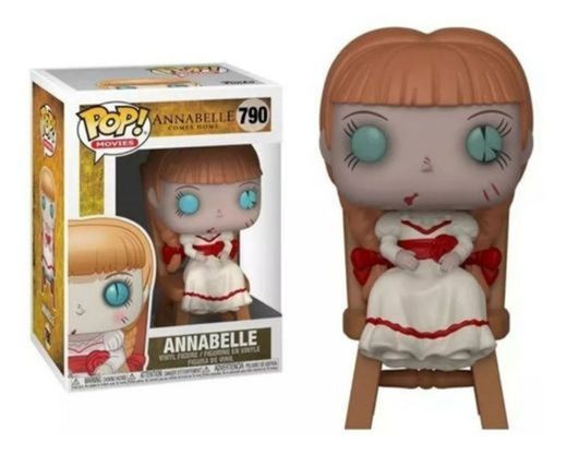 Funko- Pop Figura de Vinilo: Películas Annabelle in Chair Coleccionable, Multicolor