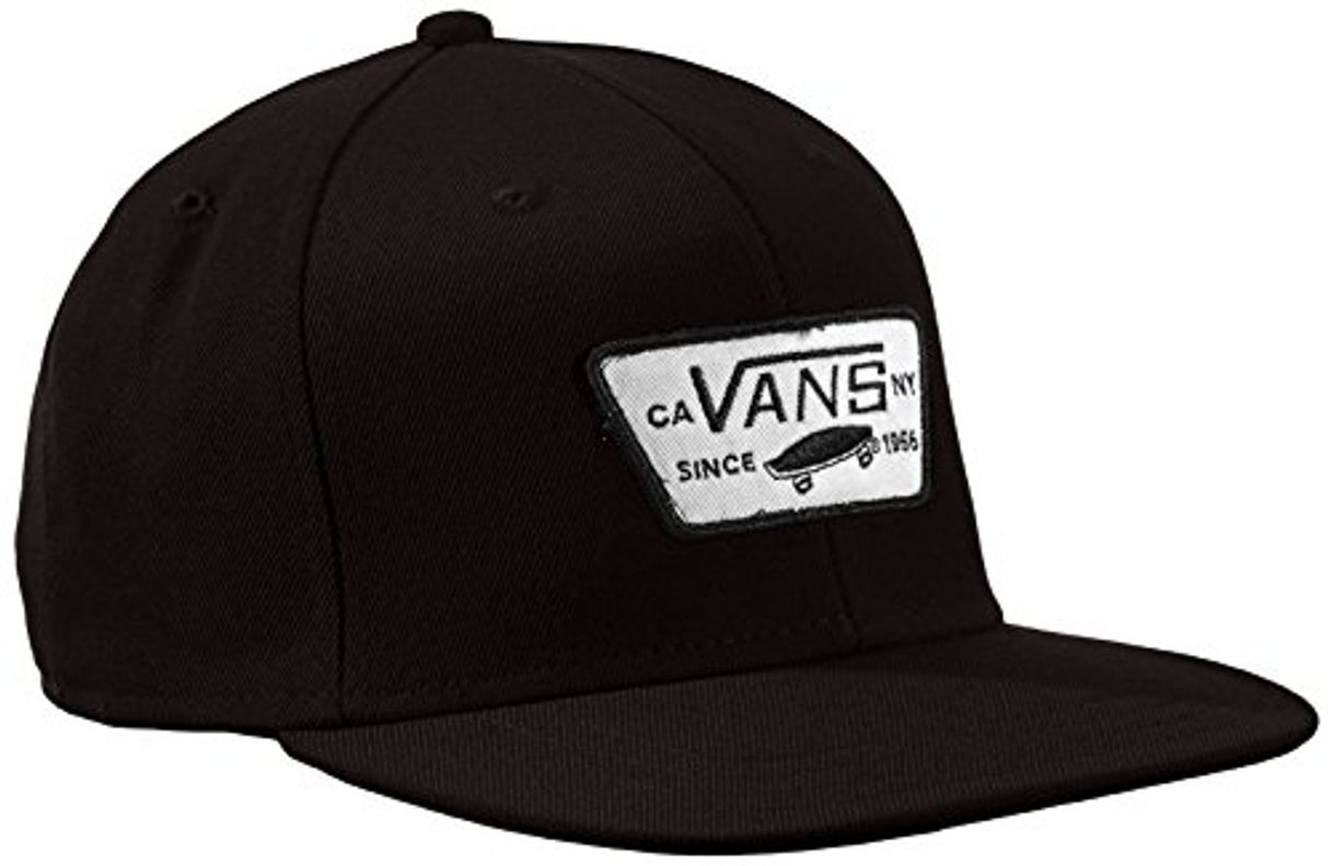 Moda Vans Full Patch Snapback Gorra de béisbol, Negro