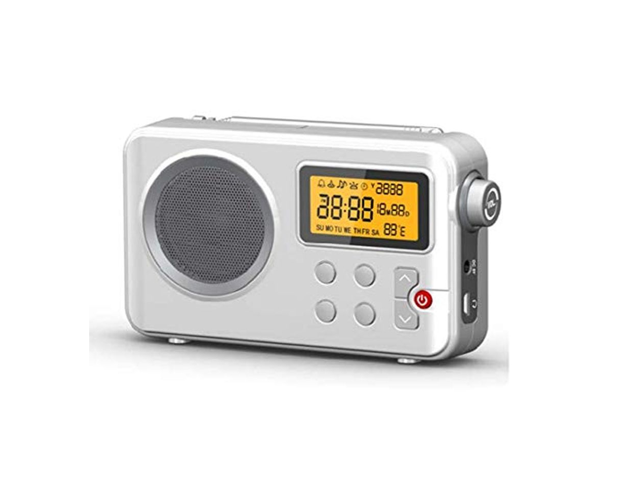 Social Radio NK-AB1904 FM / AM - Radio Portátil de Sobremesa, Pantalla LCD
