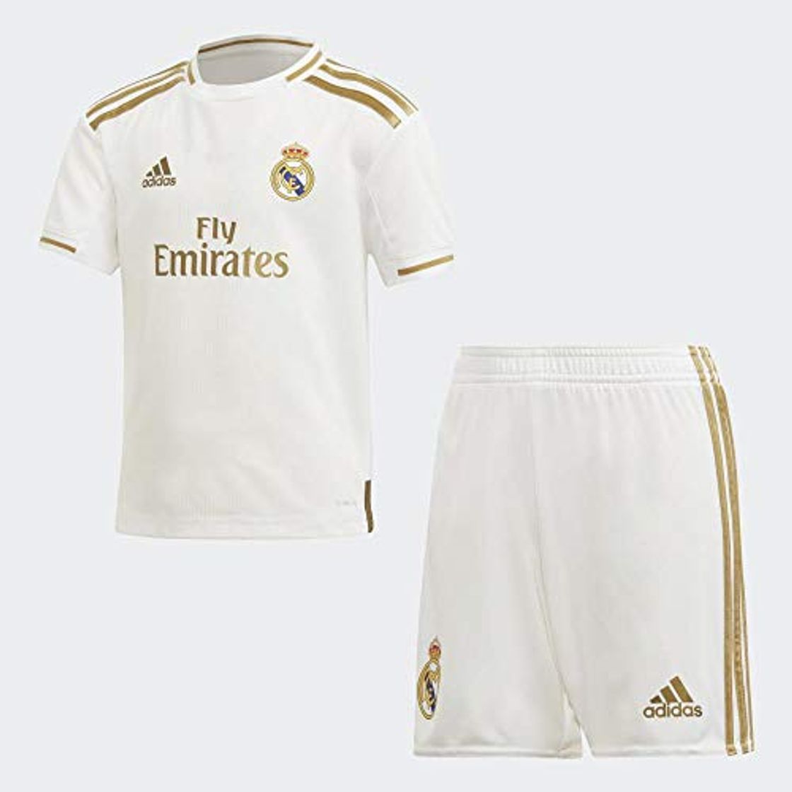 Products adidas Real Madrid Mini Home Kids Equipamiento de Fútbol, Unisex Niños, Blanco