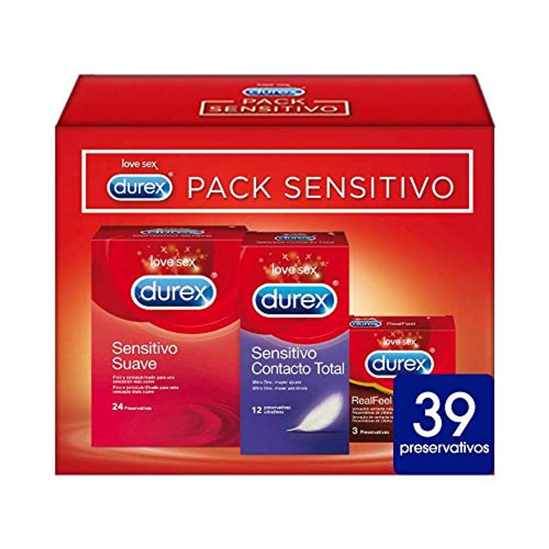 Social Durex Pack Preservativos Sensitivo Suave