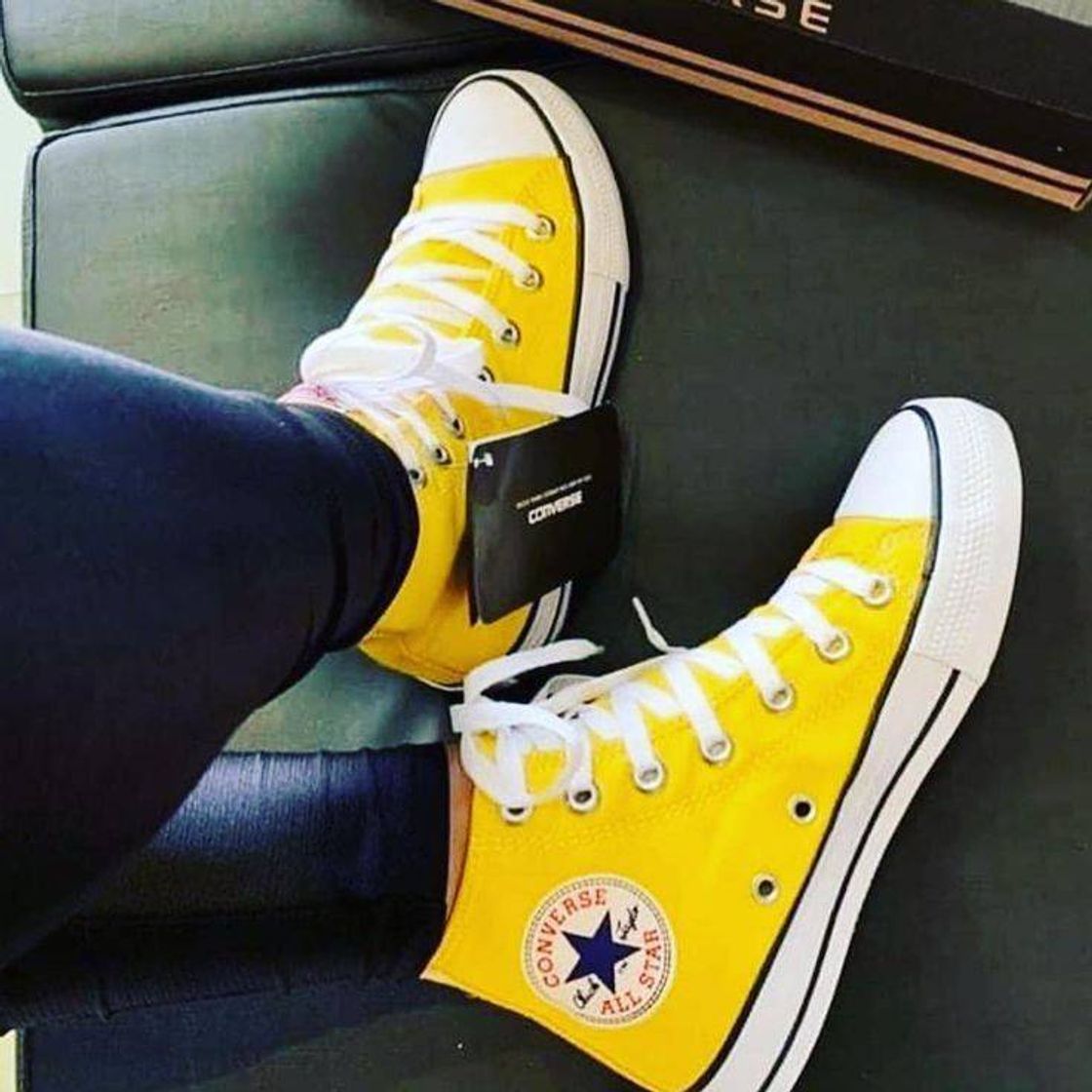 Fashion Tênis all star amarelo