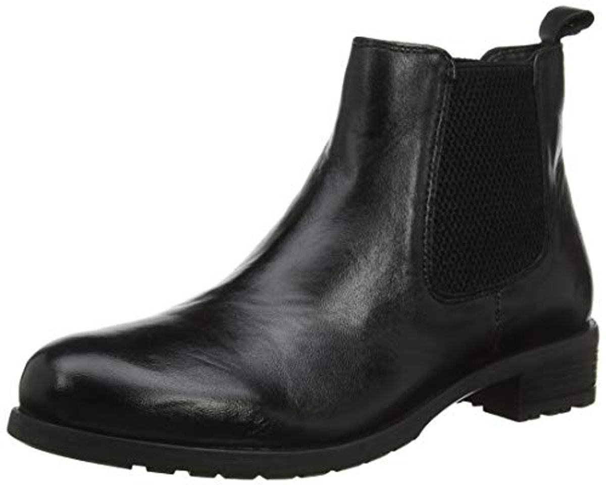 Fashion Hush Puppies Gigi, Botas Chelsea para Mujer, Negro