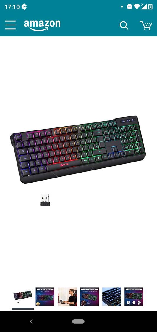 Moda Teclado gamer.... Super bueno