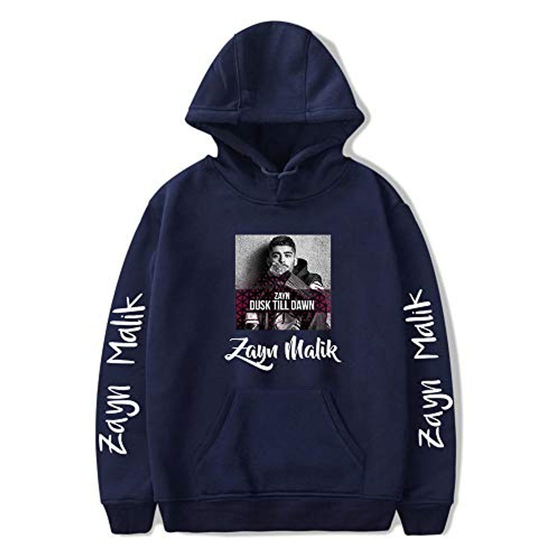 Moda WAWNI Zayn Malik Merch Sudadera con capucha con capucha y diseño de cantante británico