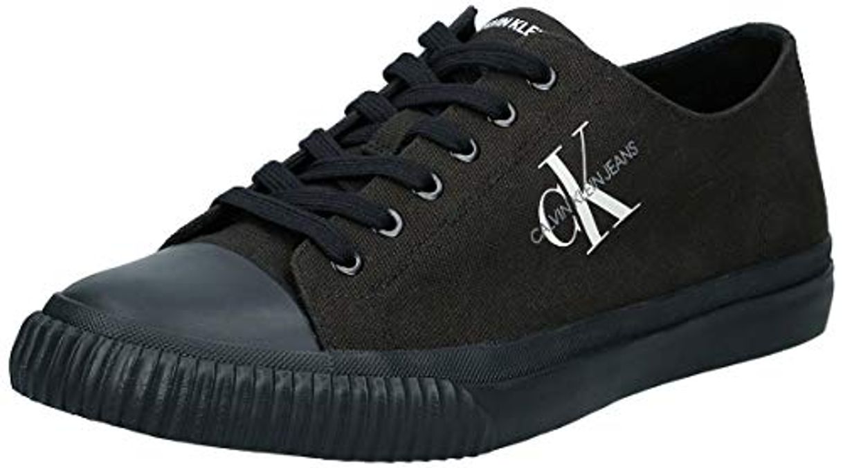 Place Calvin Klein Jeans Iaco Hombres Negro Zapatillas-UK 7